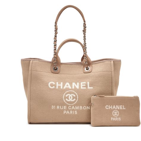 chanel deauville tote price europe|Chanel deauville tote for sale.